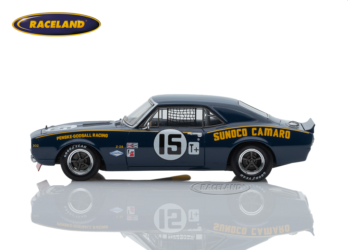 Chevrolet Camaro I Z28 Roger Penske Sunoco 3° 12H Sebring 1968 Sieger TA5.0