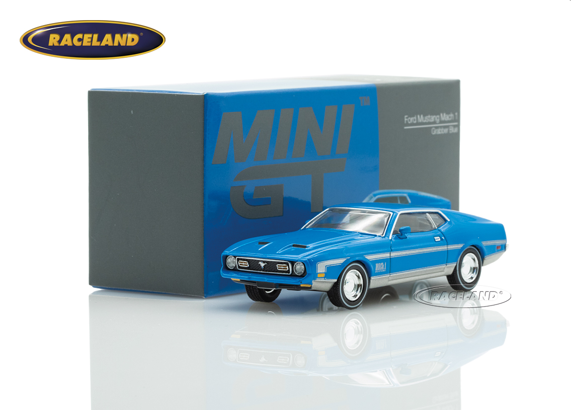 Ford Mustang Mach 1 Grabber 1971 - blau