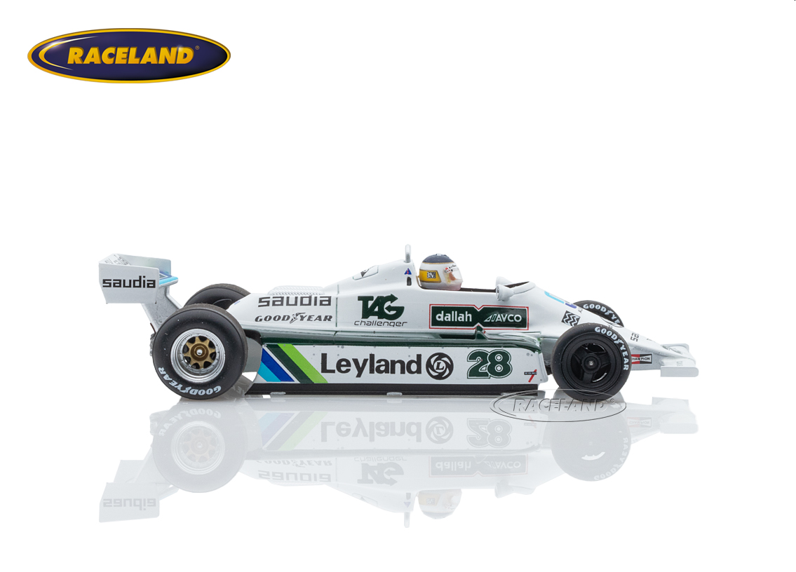 Williams FW07b Cosworth F1 Albilad Sieger GP Monaco 1980