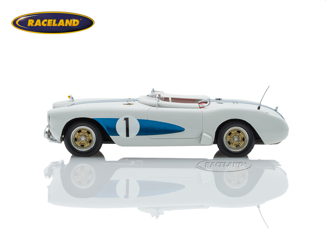 Chevrolet Corvette C1 Special Raceway Ent. 9° 12H Sebring 1956 Sieger S 8.0