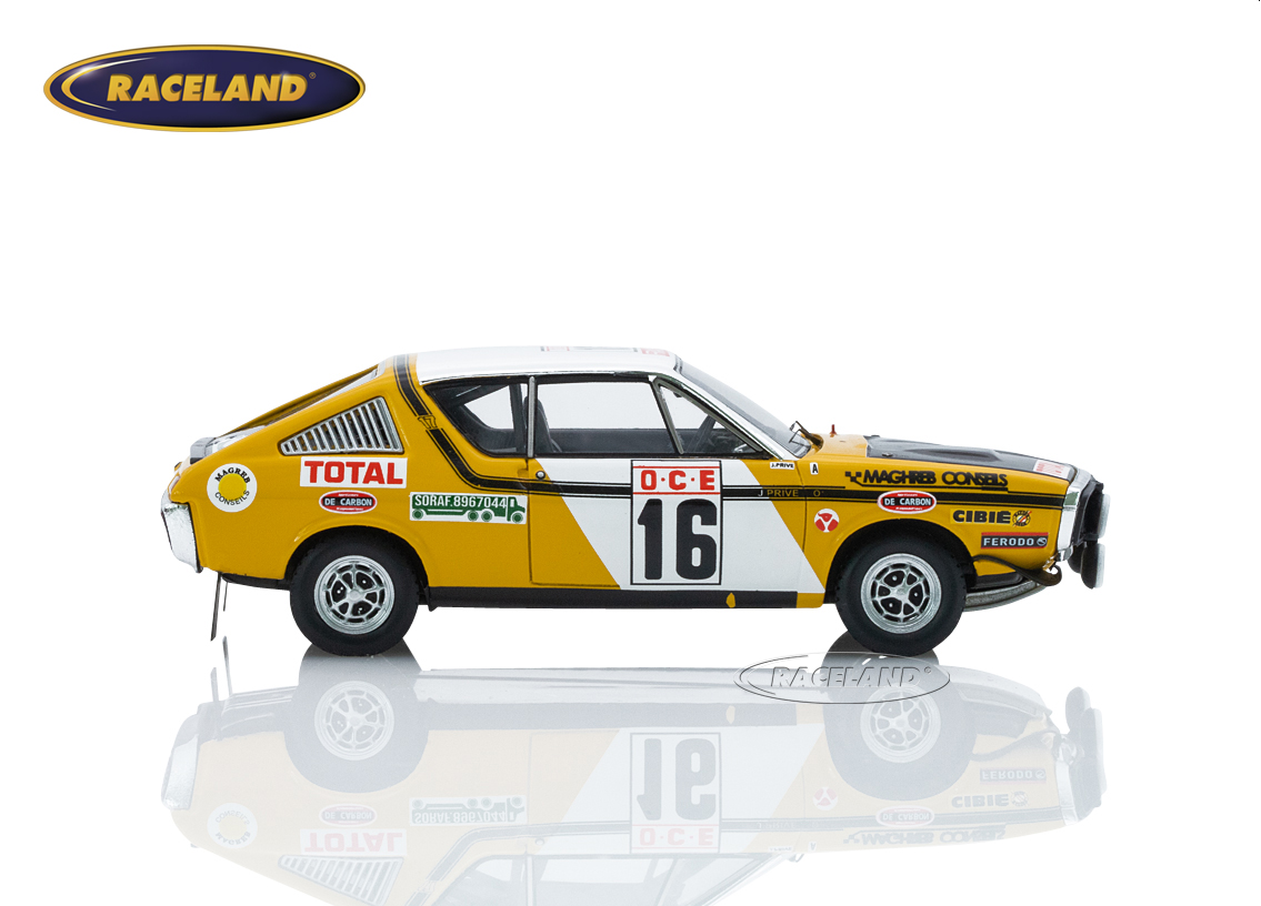 Renault 17 Gordini 6° Rallye Marokko 1976