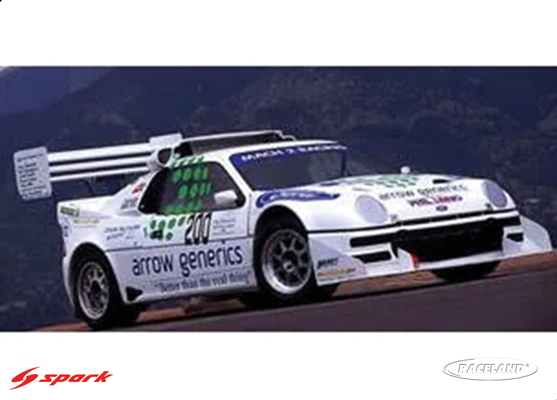 Ford RS 200 arrow generics Pikes Peak 2004
