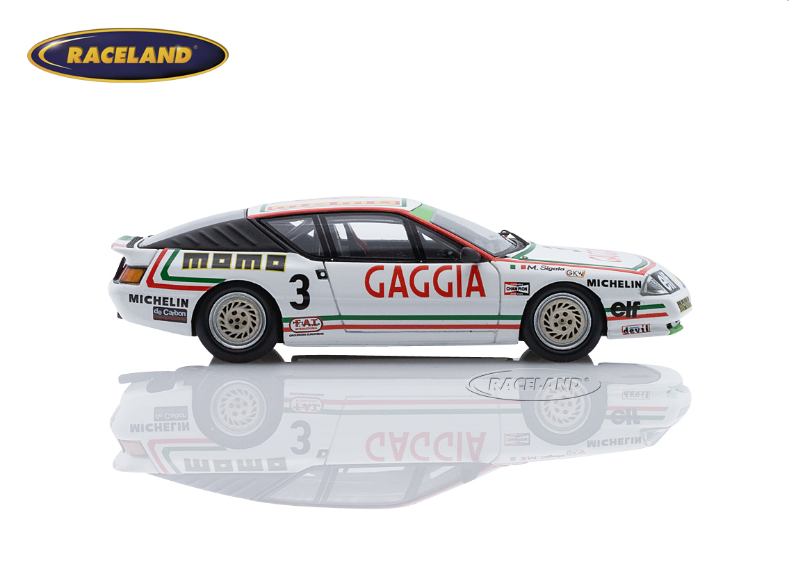 Renault Alpine V6 Turbo Momo Gaggia Europa Cup Champion 1986