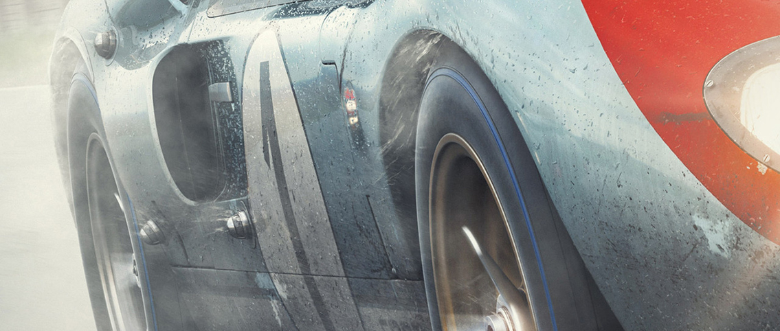 Kunstdruck Fords and the Furious Ford GT40 Le Mans 1966