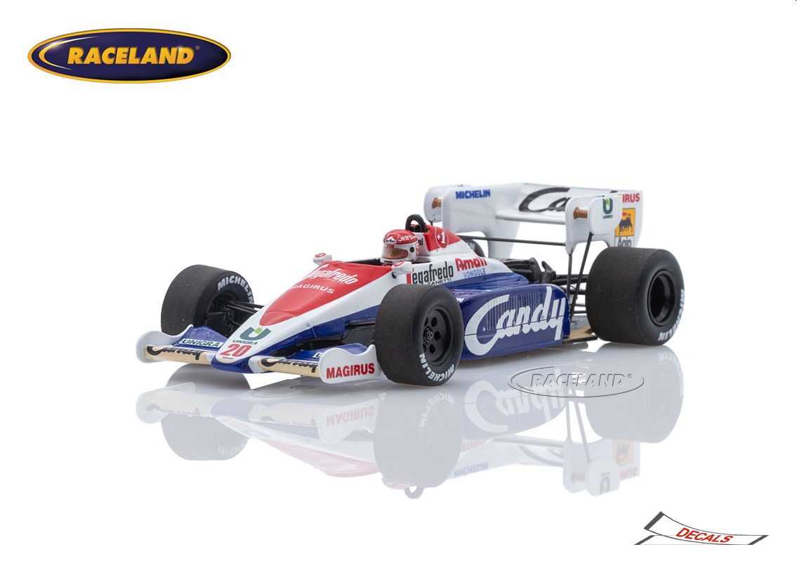 Toleman TG184 Hart Turbo F1 Candy GP Italien Monza 1984