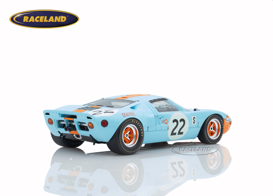 Ford GT40 Gulf John Wyer Automotive Sieger 12H Sebring WM 1969