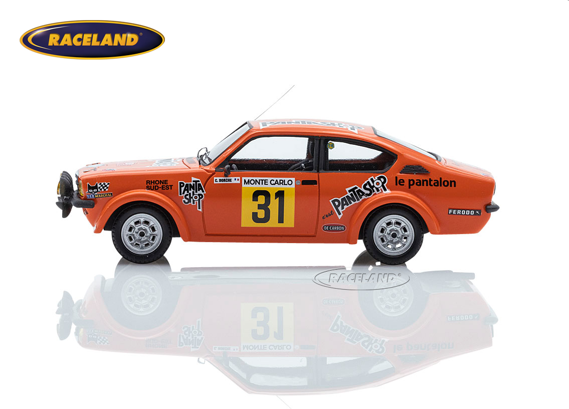 Opel Kadett C GT/E Panta Shop 13° Rallye Monte Carlo 1978