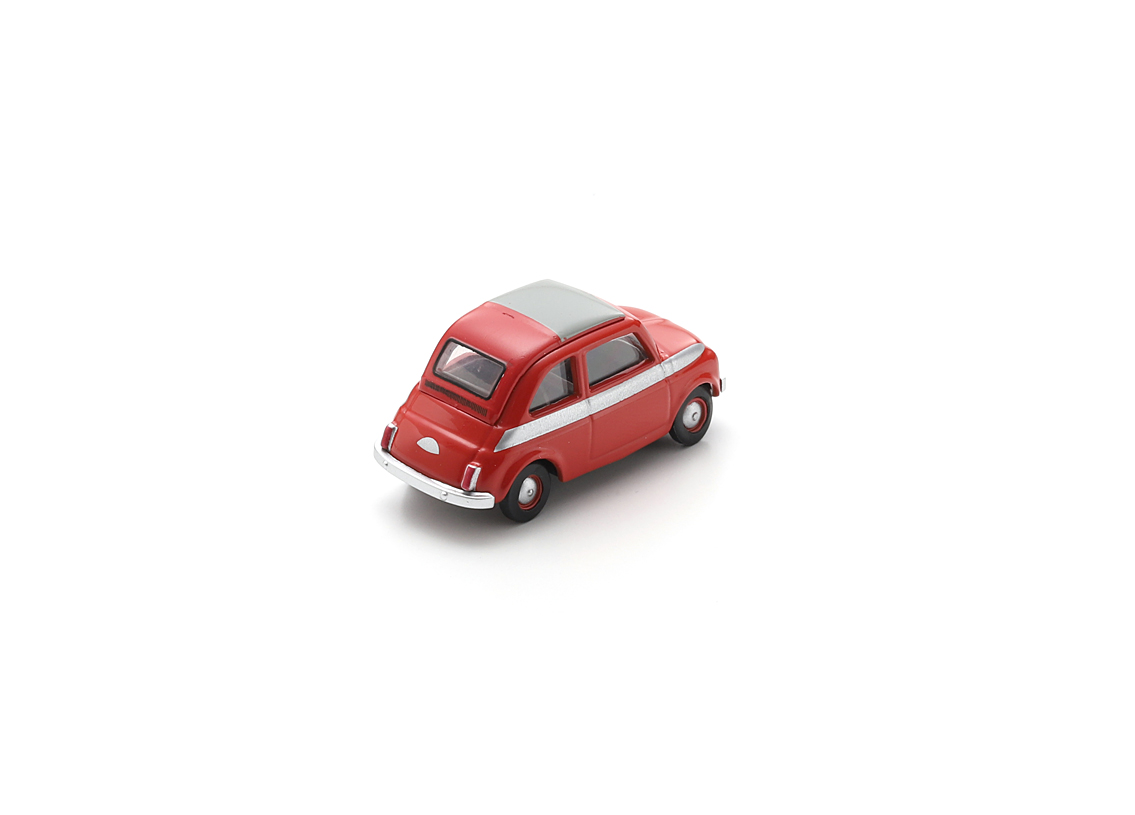Fiat 500 1968 - rot/weiss