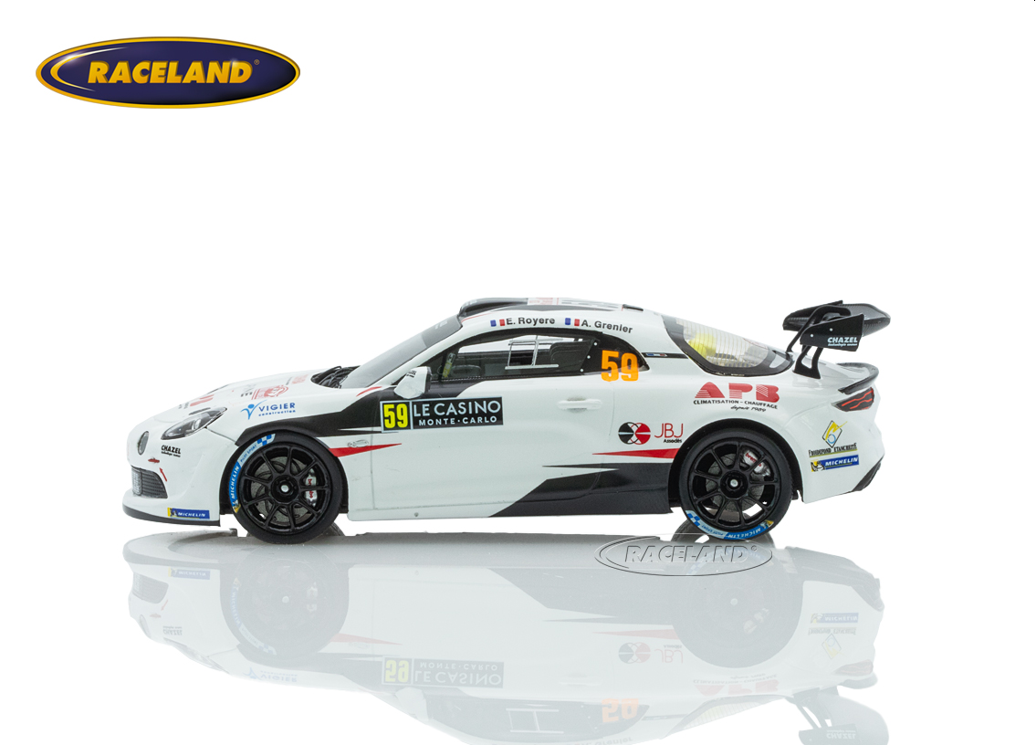 Alpine A110 Rally RGT Chazel Technologie Course Rallye Monte Carlo 2024