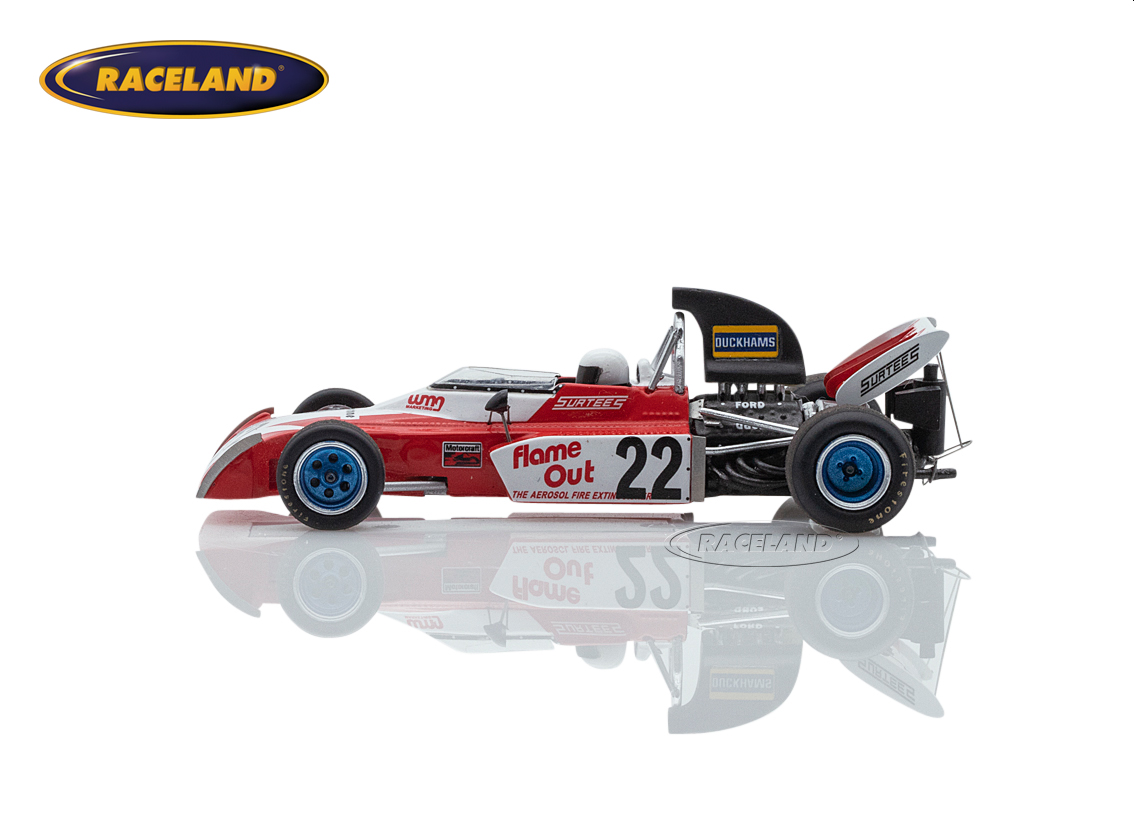 Surtees TS9b Cosworth V8 F1 OXO Flame Out GP England Brands Hatch 1972