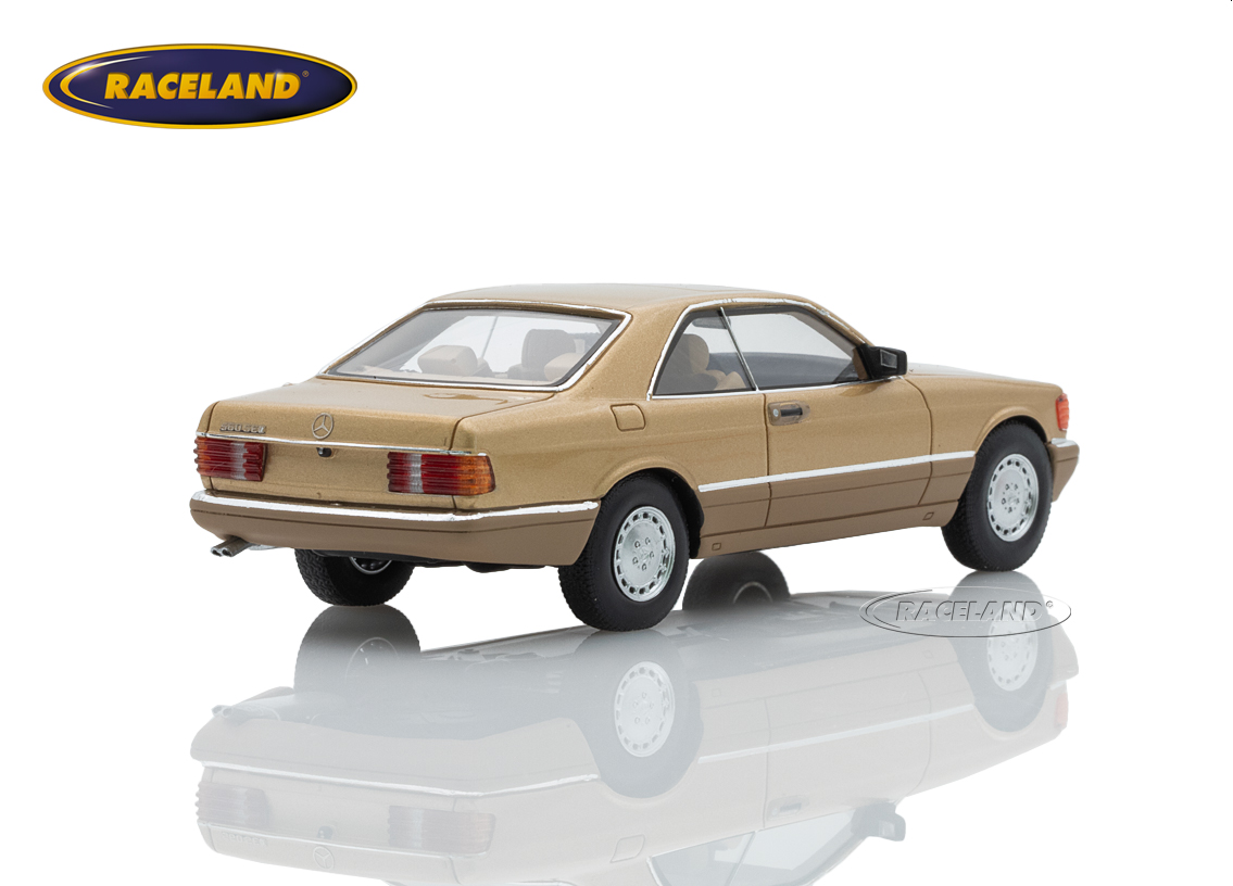 Mercedes-Benz 560 SEC 1989 - gold metallic