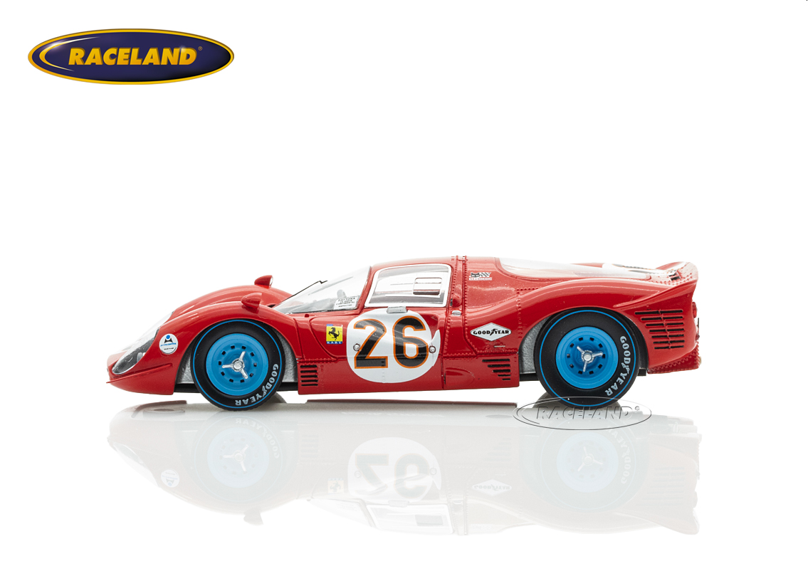 Ferrari 412 P Berlinetta N.A.R.T. 3° 24H Daytona 1967