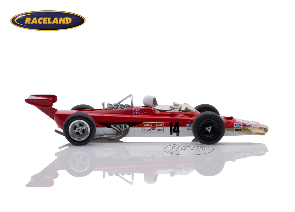 Lotus 63 Cosworth V8 F1 Gold Leaf GP Frankreich Clermont-Ferrand 1969