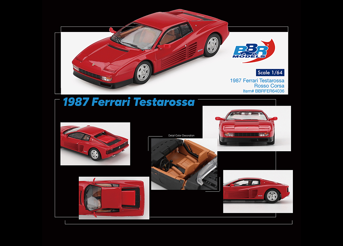 Ferrari Testarossa 1987 - rosso corsa