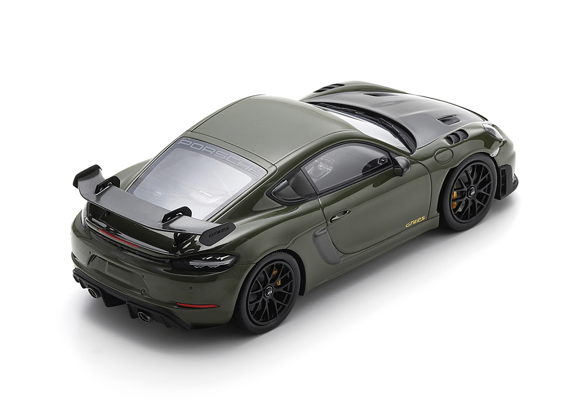 Porsche 718 Cayman GT4 RS 2023 - nato olive mit Weissach Package