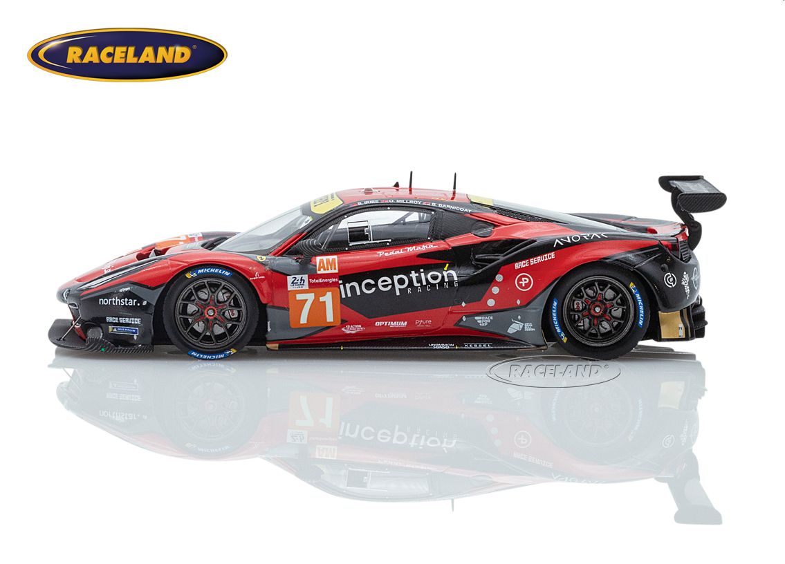 Ferrari 488 GTE Evo Inception Racing LMGTEAm 41° Le Mans 2021