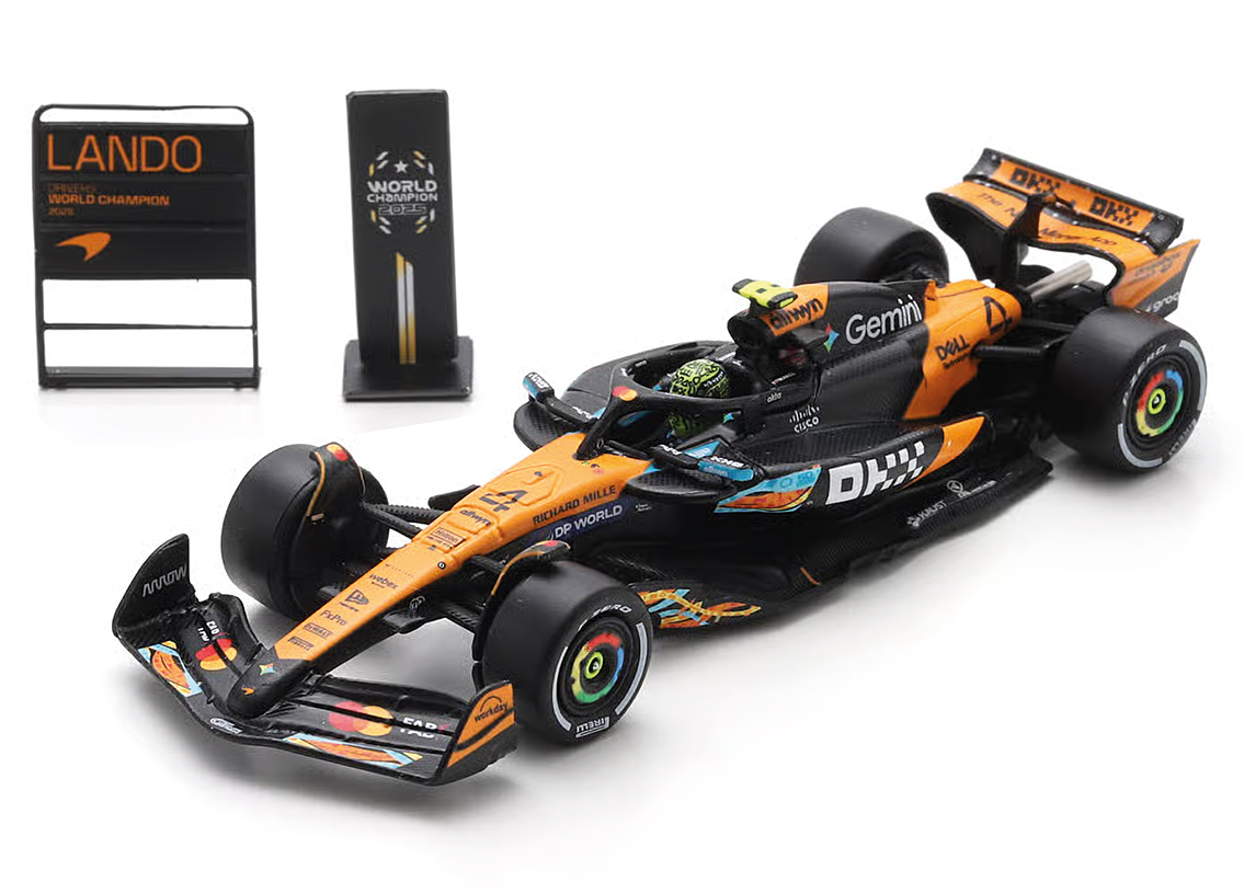 McLaren MCL39 Mercedes F1 3° GP Abu Dhabi Weltmeister 2025
