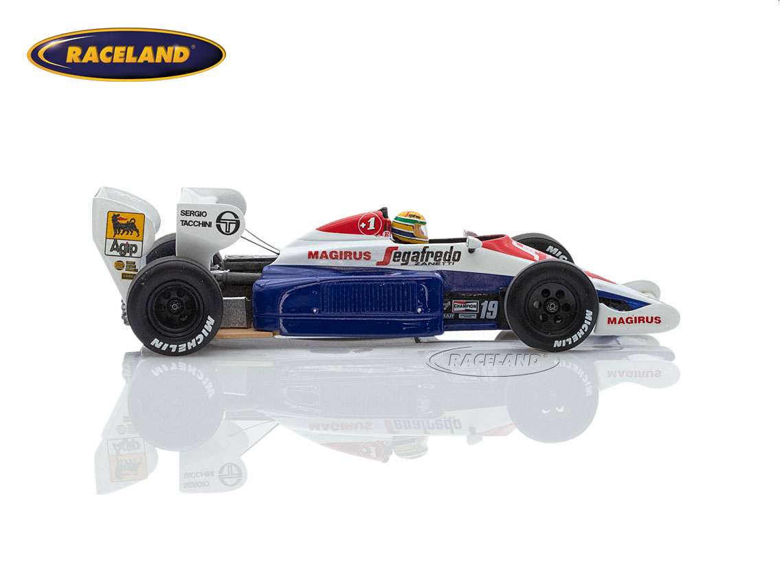 Toleman TG184 Hart Turbo F1 Segafredo 3° GP England Brands Hatch 1984