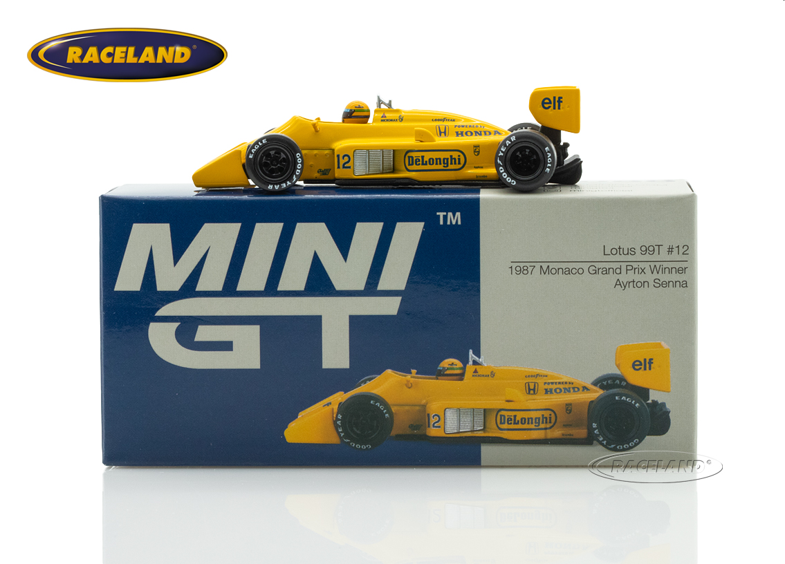 Lotus 99T Honda V6 F1 Camel Team Lotus Sieger GP Monaco 1987