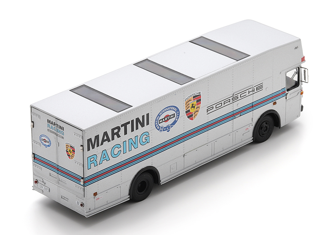 Mercedes Benz O317 Renntransporter Martini Racing 1974 - silber