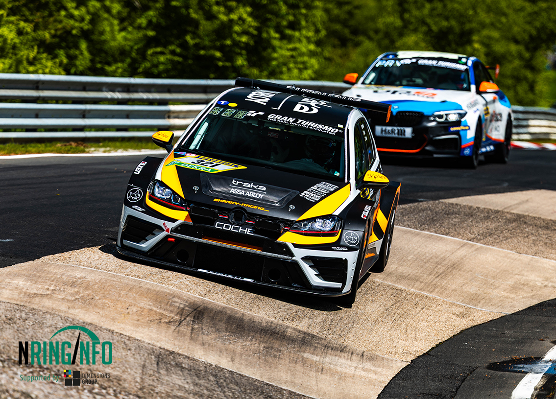 VW GOLF 7 GTI TCR DSG sharky-racing.com 74° 24H Nürburgring 2026