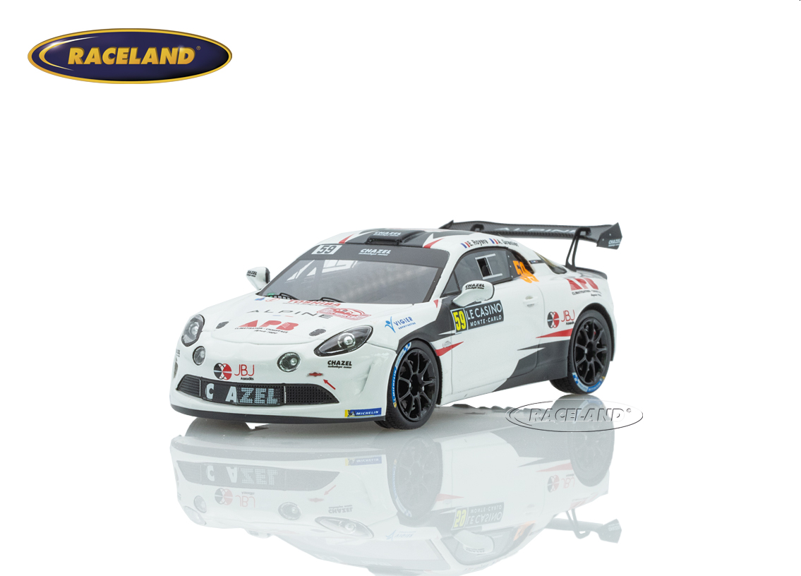 Alpine A110 Rally RGT Chazel Technologie Course Rallye Monte Carlo 2024