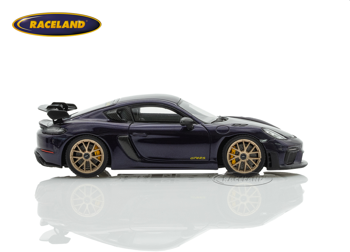 Porsche 718 Cayman GT4 RS 2024 - viola metallic mit Weissach Package