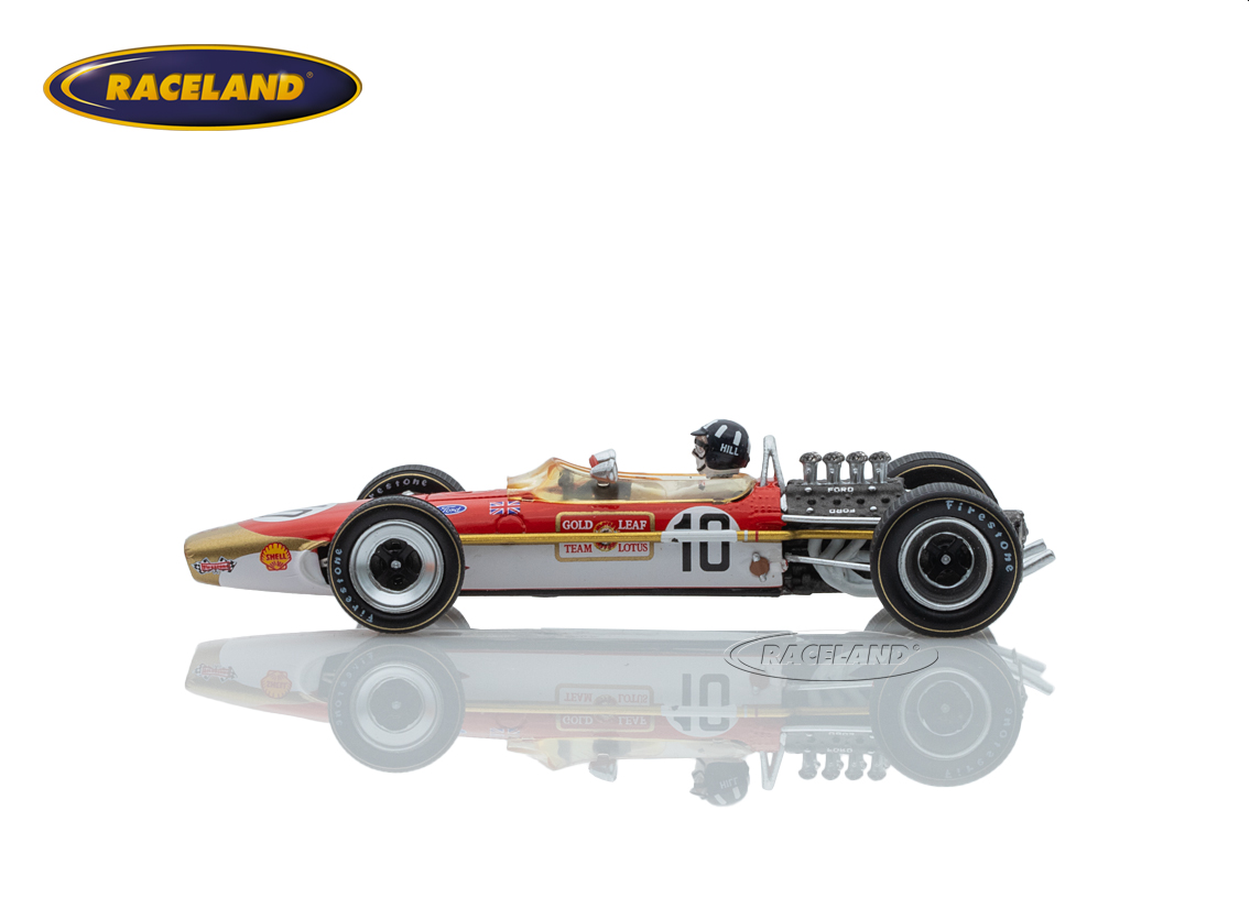 Lotus 49 Cosworth V8 F1 Gold Leaf Team Sieger GP Spanien Weltmeister 1968