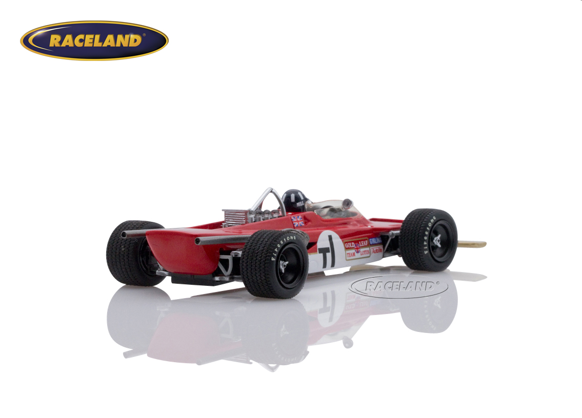 Lotus 63 Cosworth 4WD F1 Gold Leaf Training GP Holland Zandvoort 1969