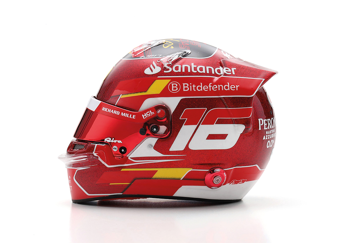 Helm Scuderia Ferrari F1 3° GP Abu Dhabi 2024