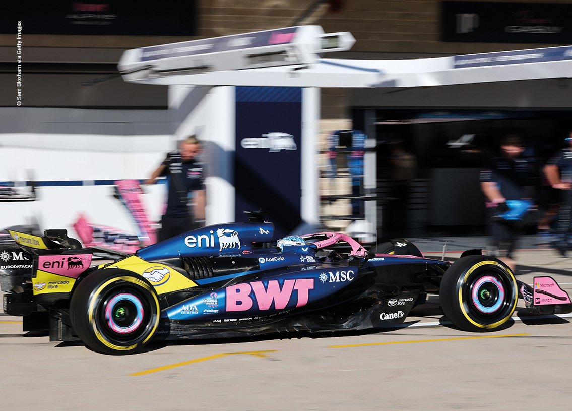 Alpine A525 Renault F1 BWT Alpine 19° GP USA Austin 2025