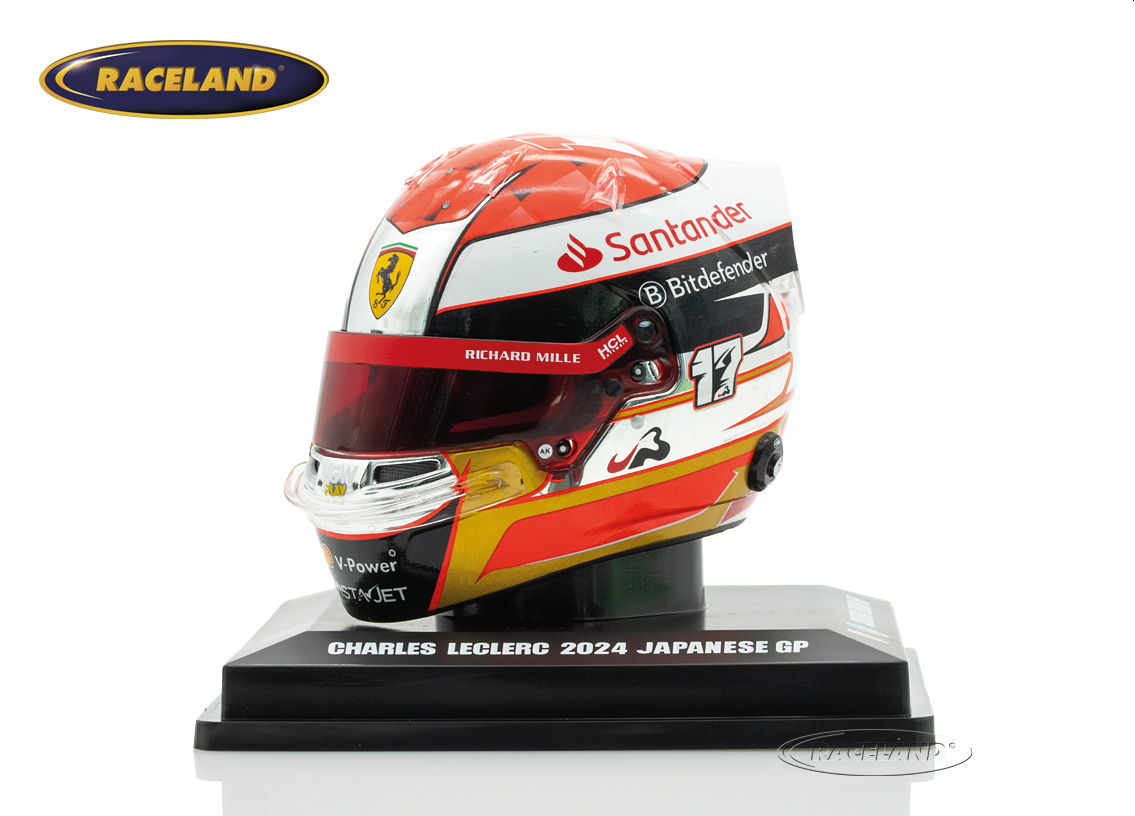 Helm Scuderia Ferrari F1 4° Japan GP 2024