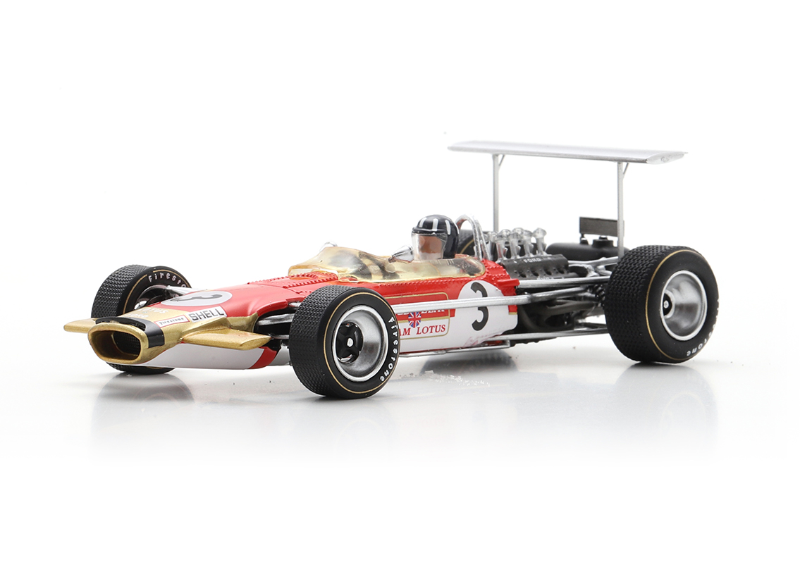Lotus 49B Cosworth V8 F1 Gold Leaf 2° GP Deutschland Weltmeister 1968