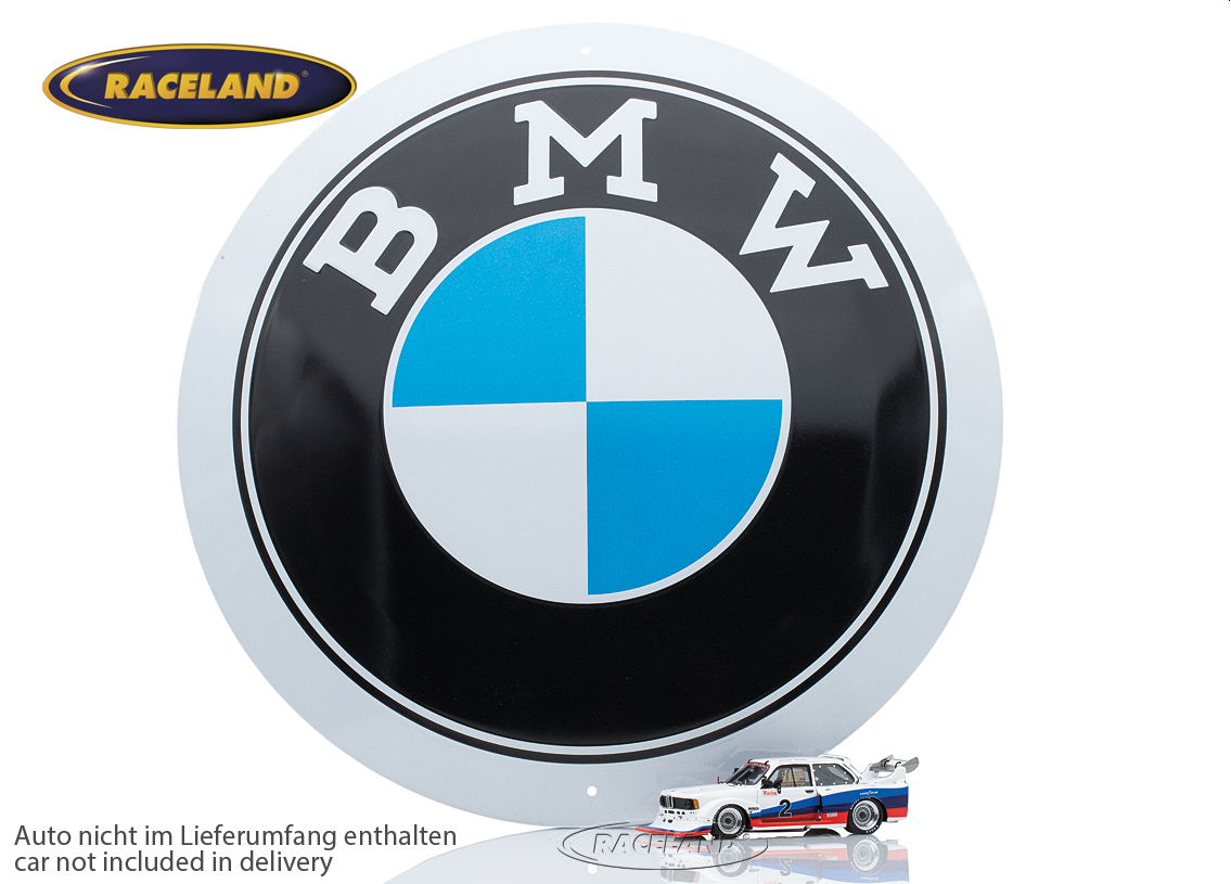 Blechschild BMW Logo rund 35 x 35cm
