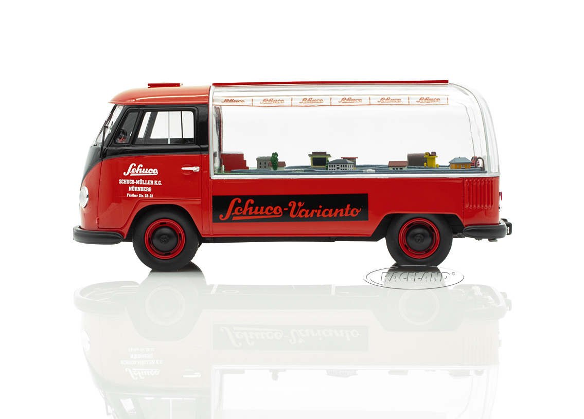 VW T1 Werbetransporter Schuco Varianto 1958 - rot schwarz