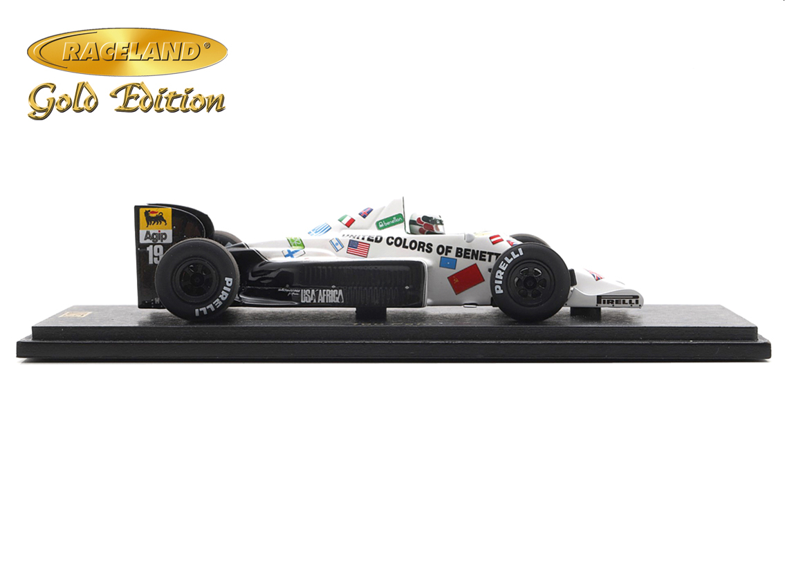 Toleman TG185 Hart Turbo F1 Benetton Pole Position GP Deutschland 1985