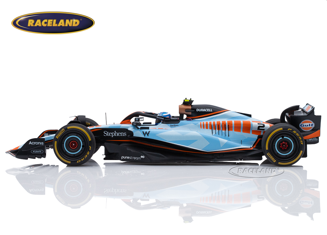 Williams FW45 Mercedes F1 Gulf Design 14° GP Singapur 2023