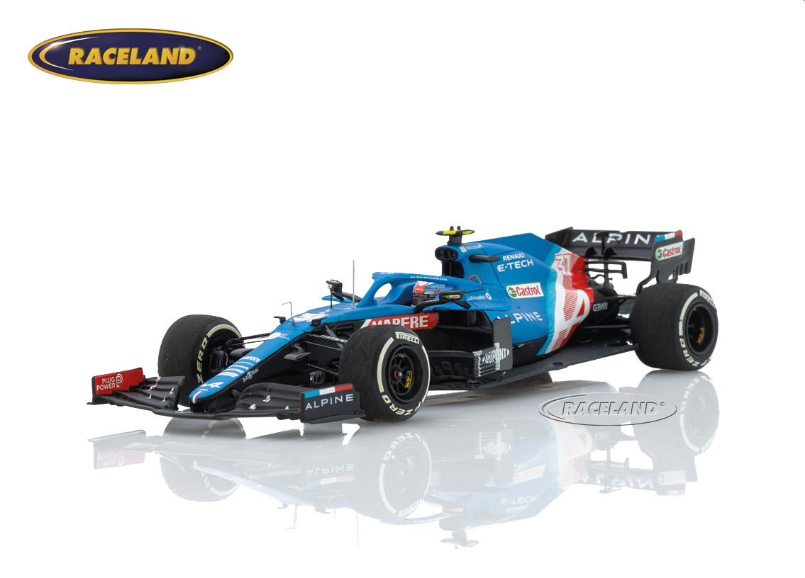 Alpine A521 Renault F1 Sieger GP Ungarn 2021