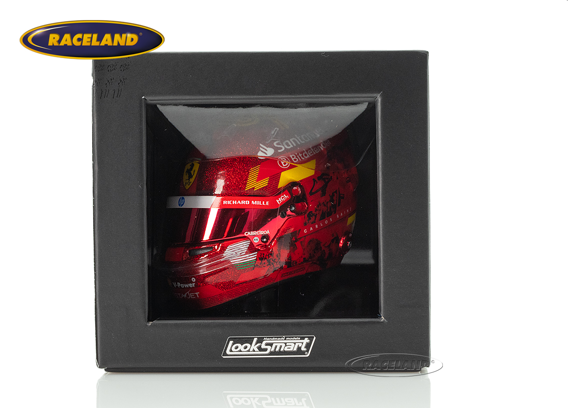 Helm Scuderia Ferrari F1 2° GP Abu Dhabi 2024