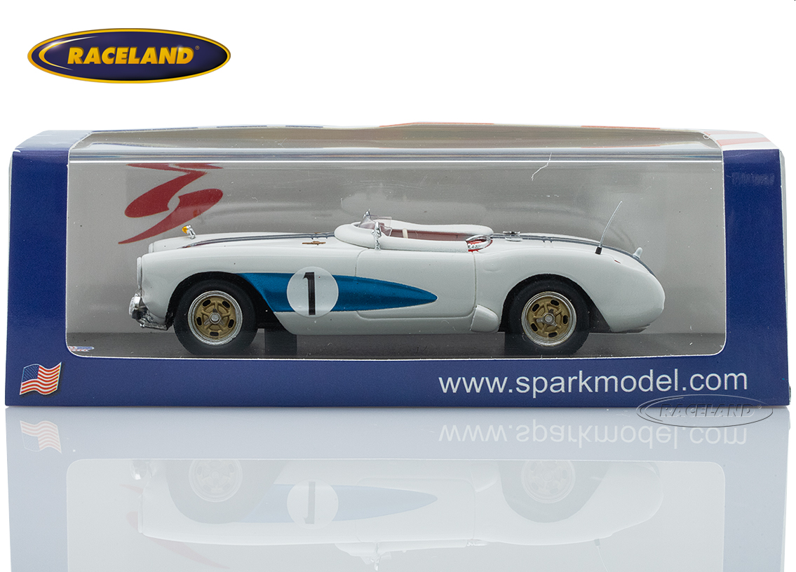 Chevrolet Corvette C1 Special Raceway Ent. 9° 12H Sebring 1956 Sieger S 8.0