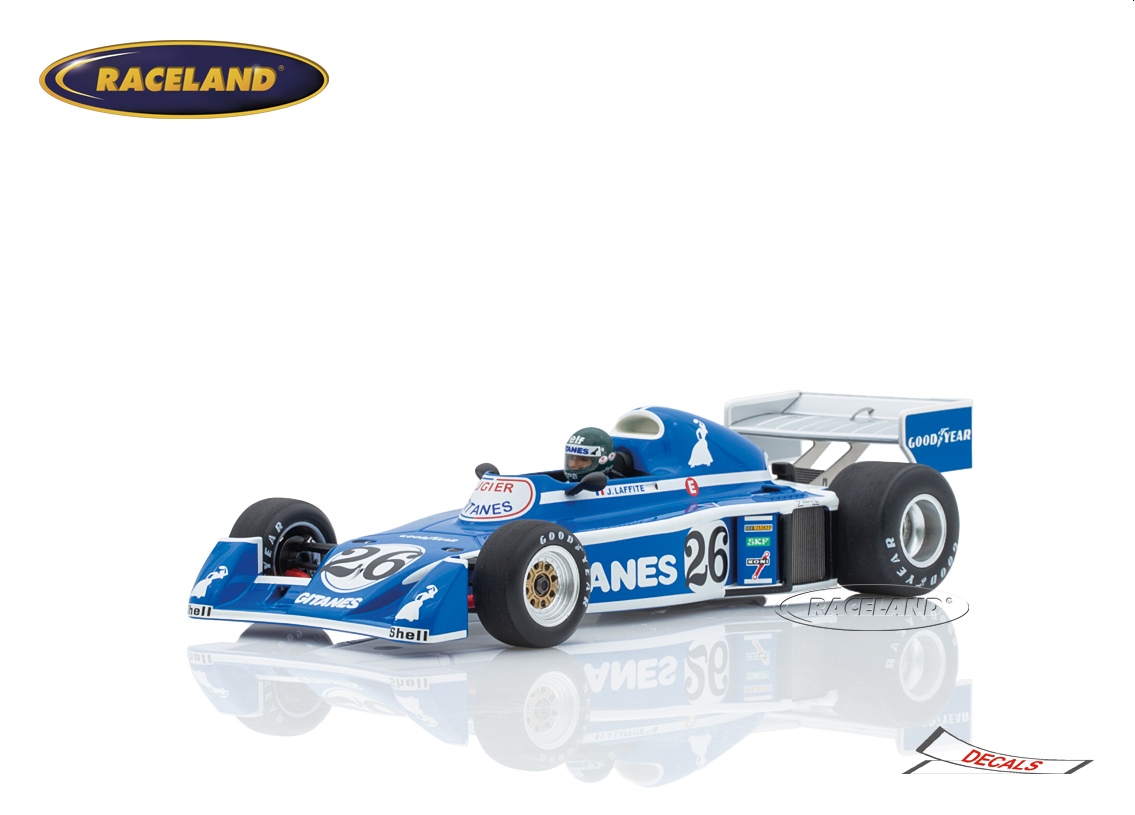 Ligier JS5 Matra V12 F1 Gitanes 3° GP Belgien Zolder 1976
