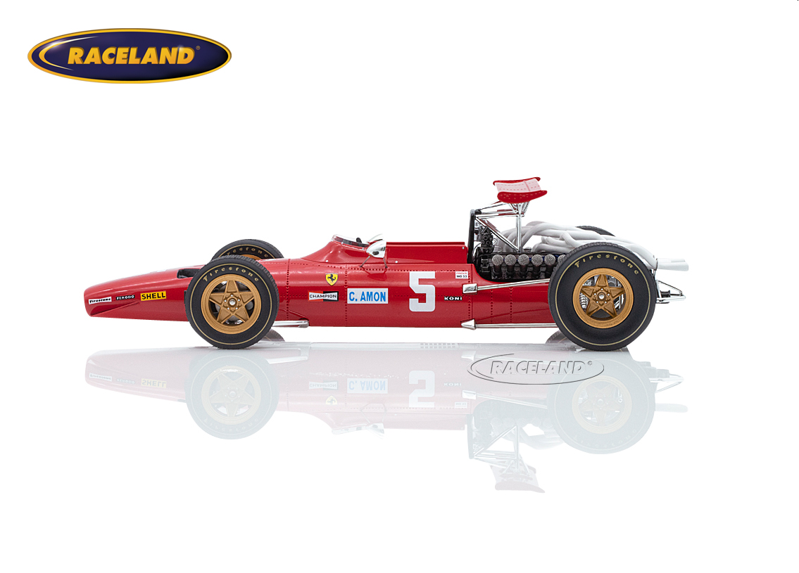 Ferrari 312/68 V12 F1 Scuderia Ferrari 2° GP England Brands Hatch 1968