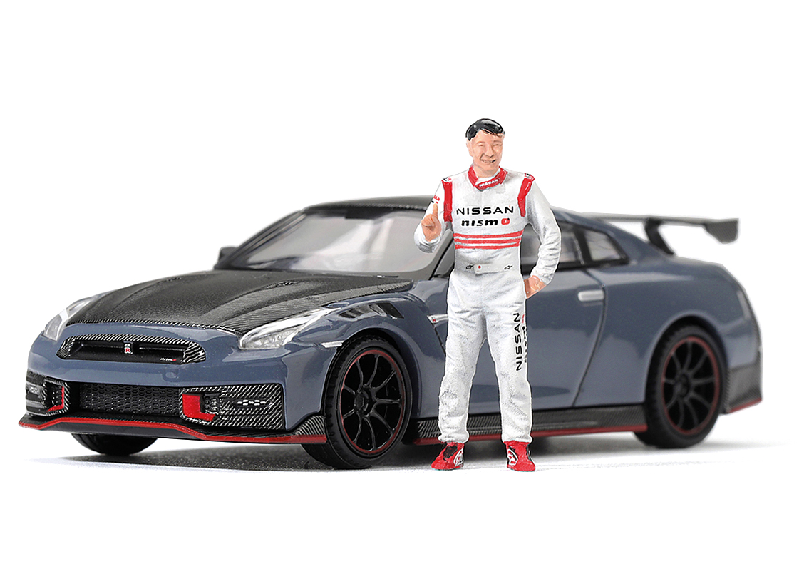 Nissan GTR R35 Nismo Tsukuba Production Car Rundenrekord 2024 - mit Figur