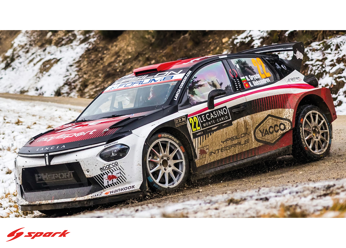 Lancia Ypsilon Rally2 HF Integrale 13° Rallye Monte Carlo 2026