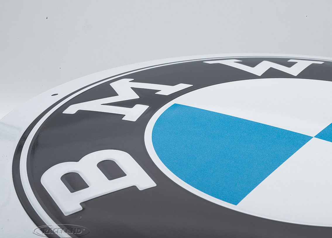 Blechschild BMW Logo rund 35 x 35cm