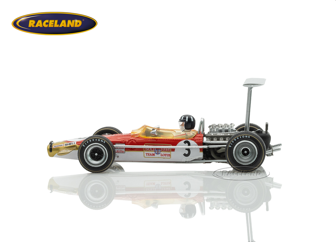 Lotus 49B Cosworth V8 F1 Gold Leaf 2° GP Deutschland Weltmeister 1968