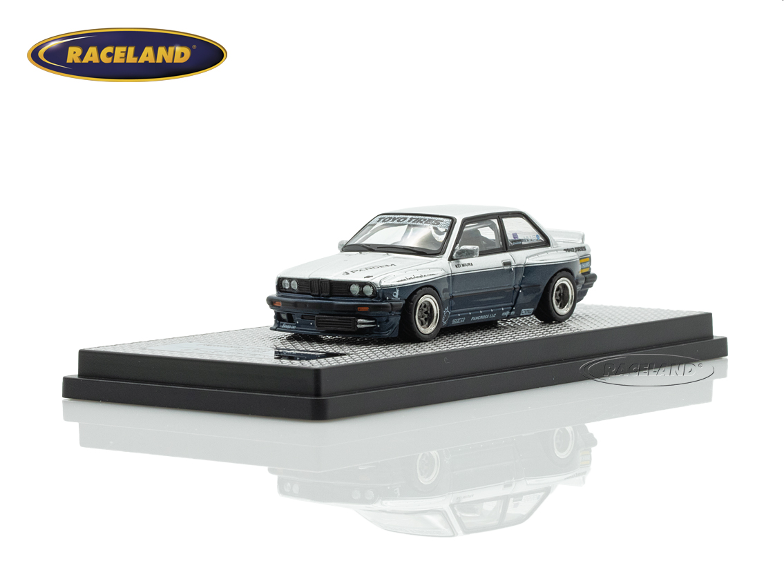 BMW E30 M3 Pandem V1.5 - silber - blau