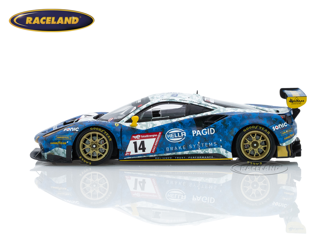 Ferrari 488 GT3 Evo Racing One Hella Pagid 24H Nürburgring 2022