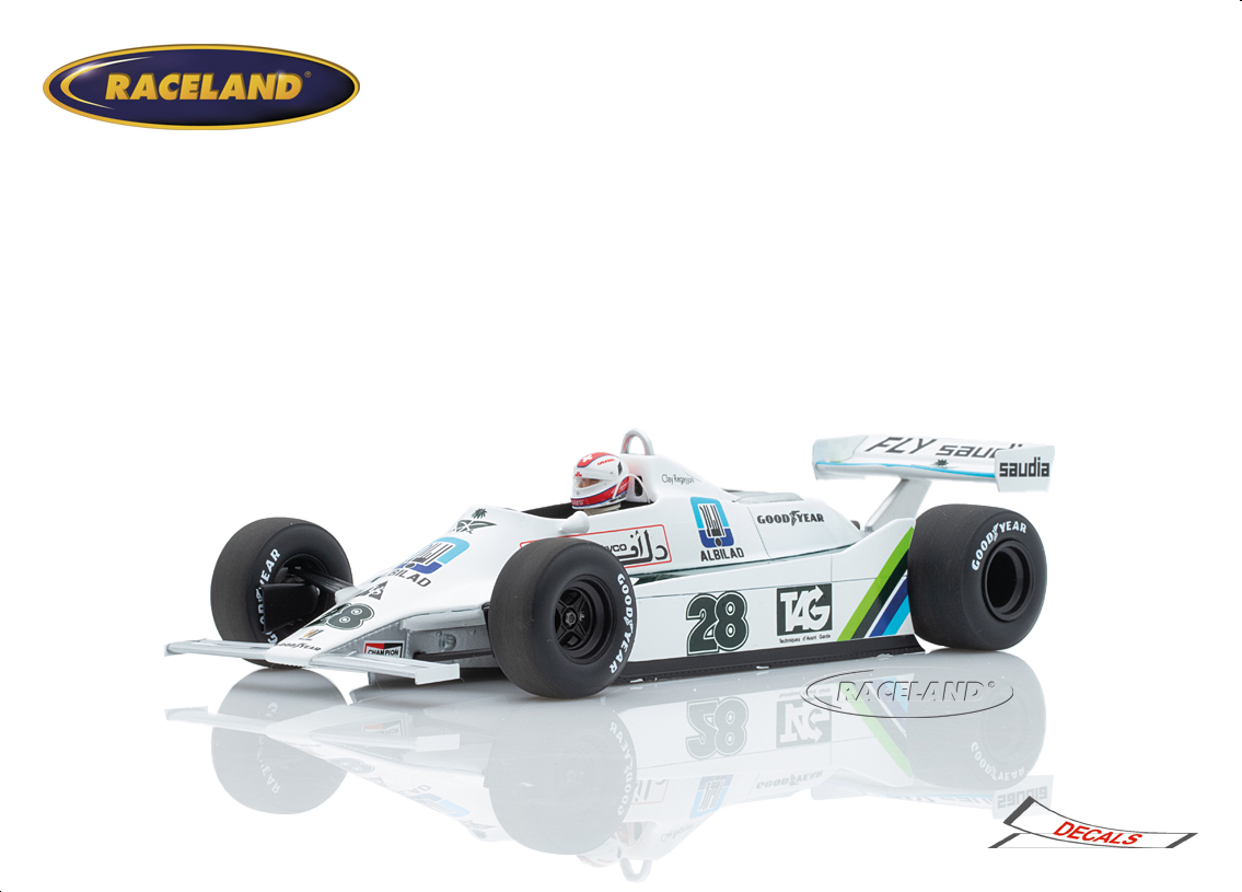 Williams FW07 Cosworth V8 F1 Saudia Sieger GP England Silverstone 1979
