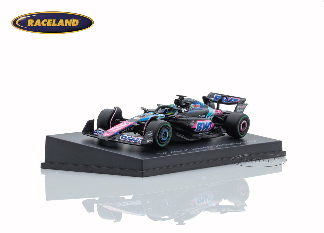 Alpine A524 Renault F1 BWT 2° GP Brasilien 2024